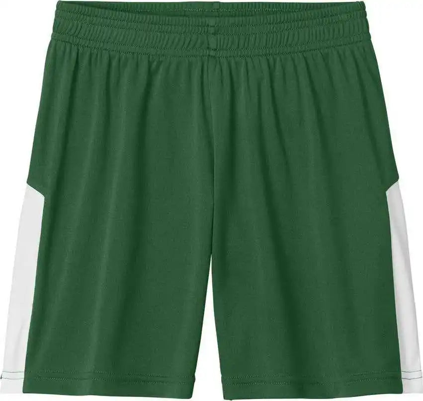 Sport Tek Yst103 Youth Competitor United 5’’ Short Frgn/white