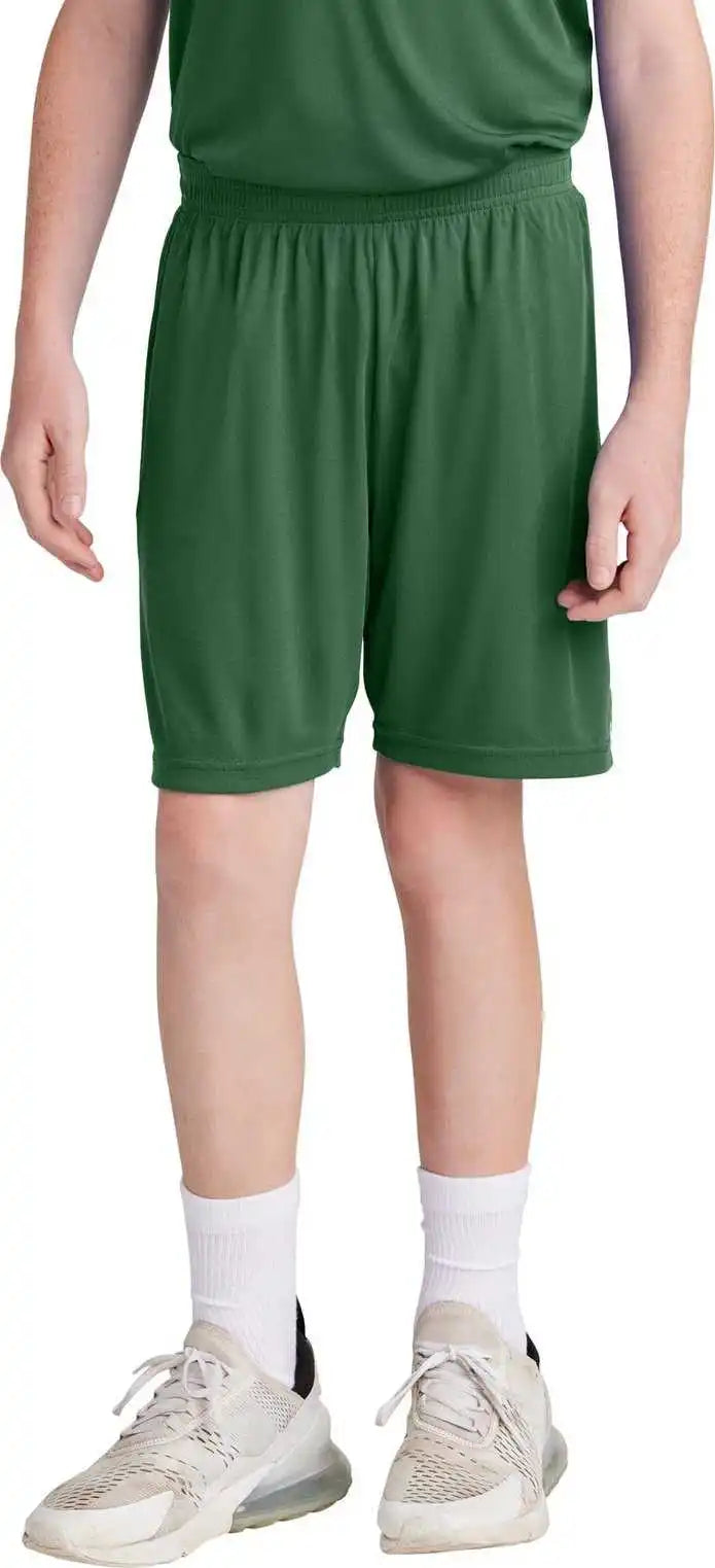 Sport Tek Yst103 Youth Competitor United 5’’ Short Frgn/white