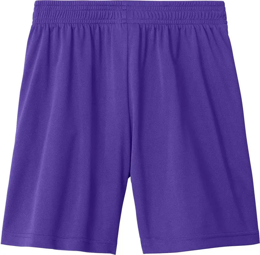 Sport-tek Yst103 Youth Competitor United 5’’ Short - Purple White