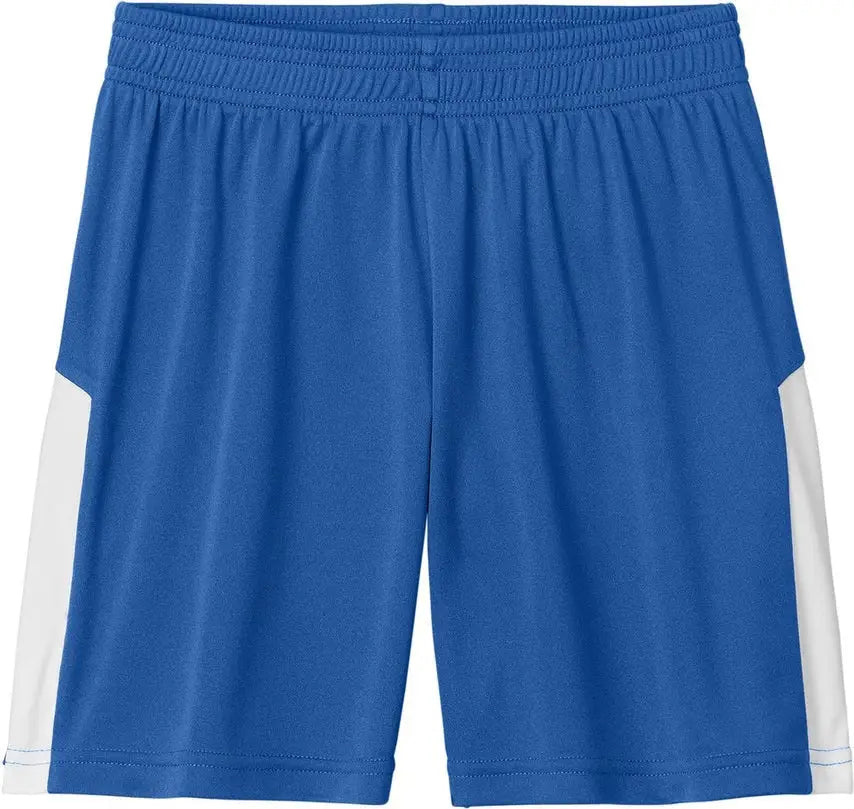 Sport-tek Yst103 Youth Competitor United 5’’ Short - True Royal White