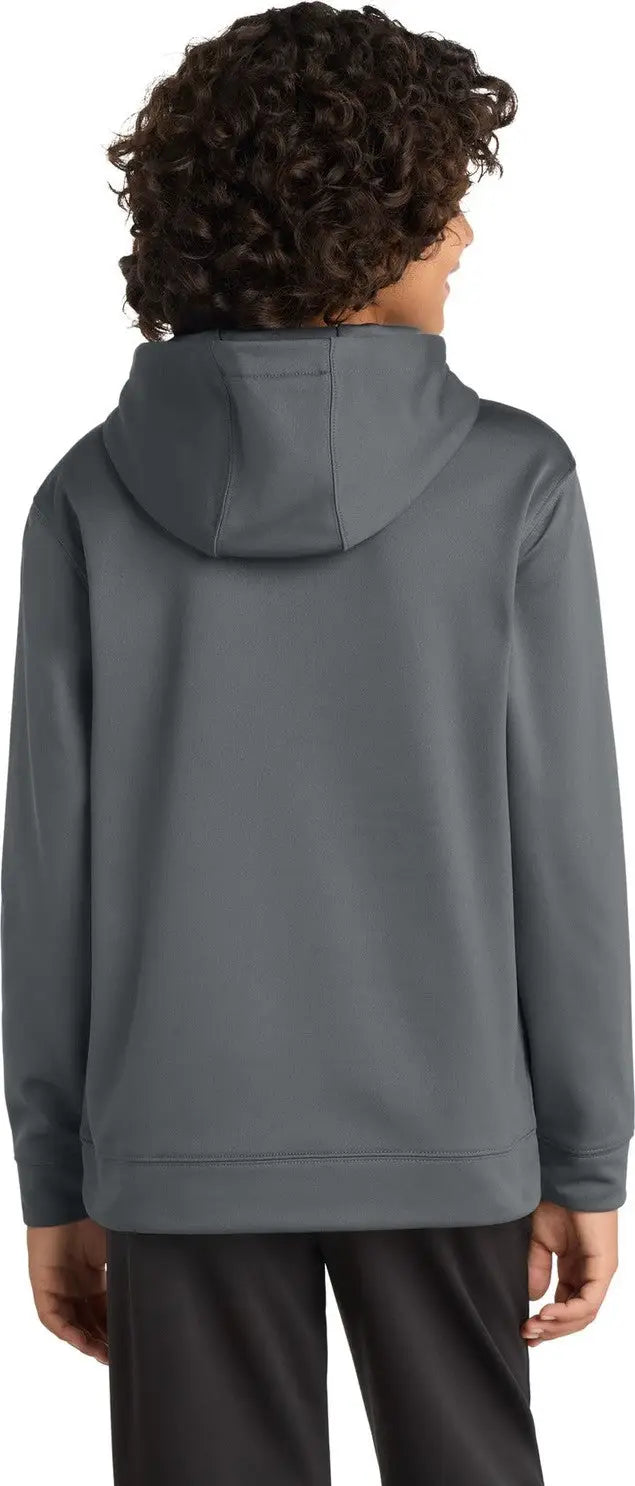 Sport-tek Yst244 Youth Sport-wick Fleece Hooded Pullover - Dark Smoke Gray