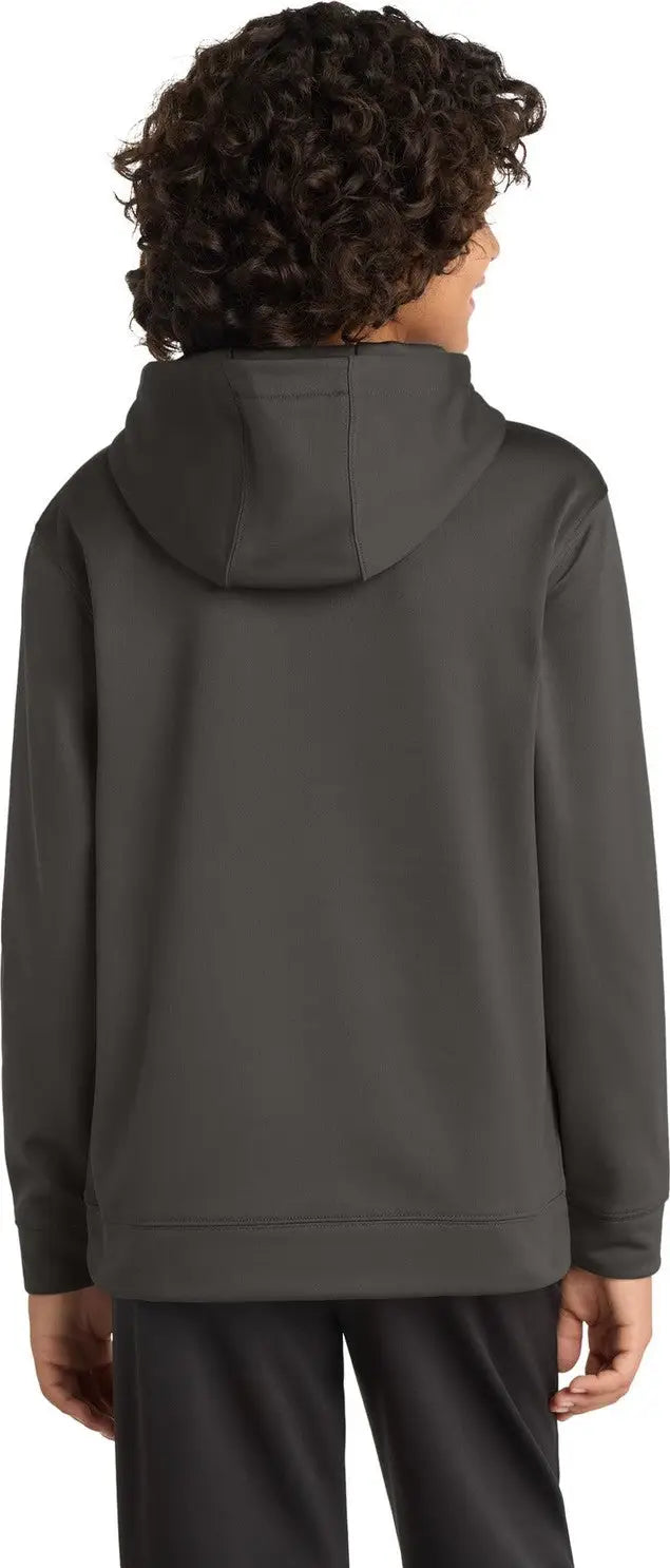 Sport-tek Yst244 Youth Sport-wick Fleece Hooded Pullover - Iron Gray