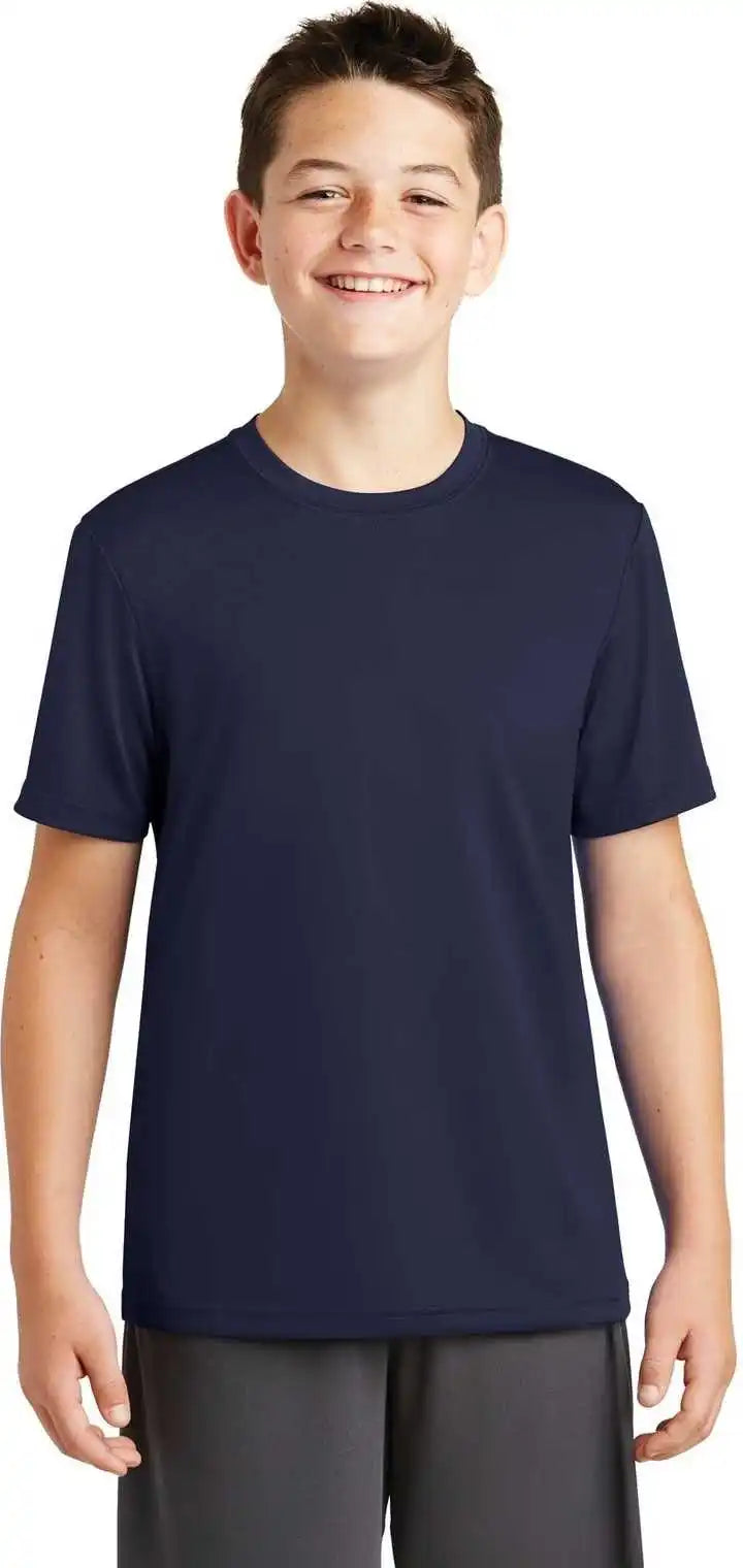 Sport-tek Yst320 Youth Posicharge Tough Tee - True Navy