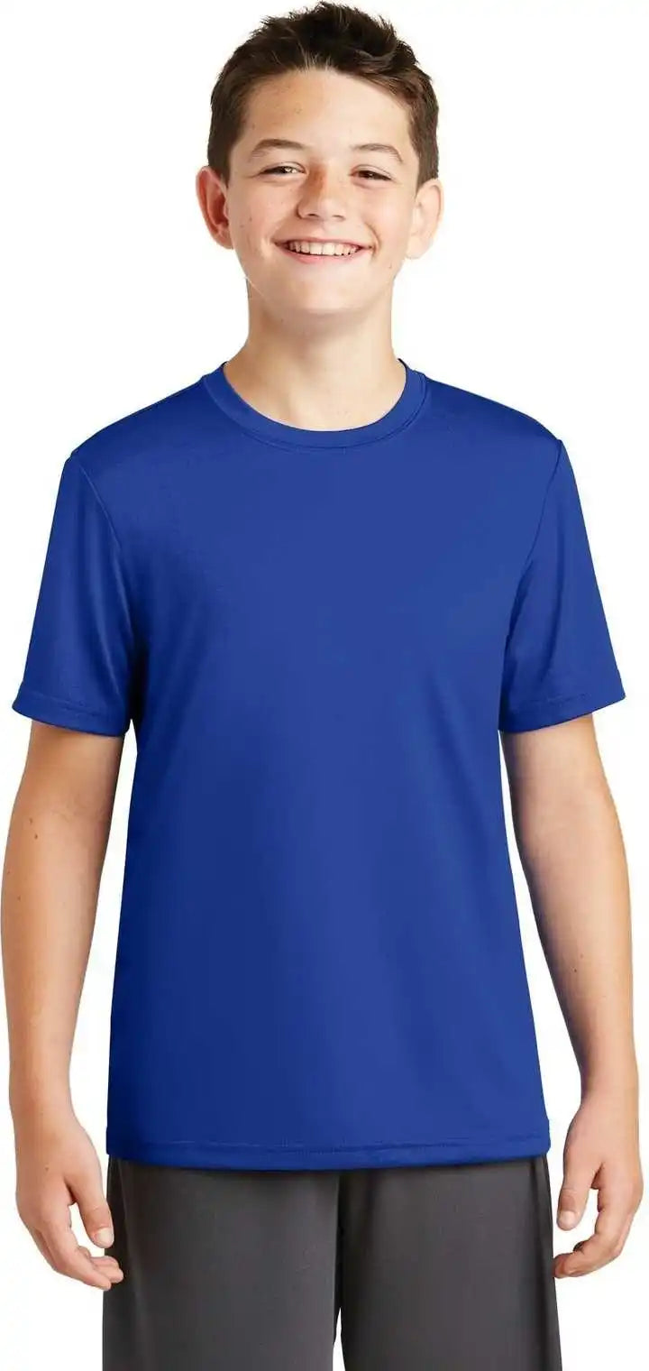 Sport-tek Yst320 Youth Posicharge Tough Tee - True Royal