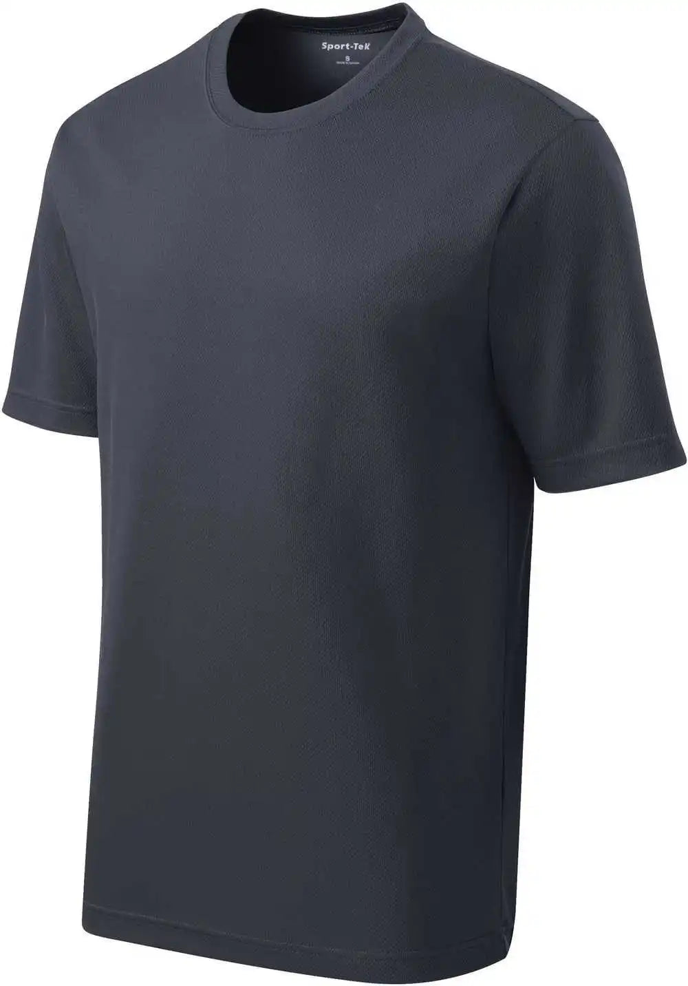 Sport Tek Yst340 Youth Posicharge Racermesh Tee Graphite