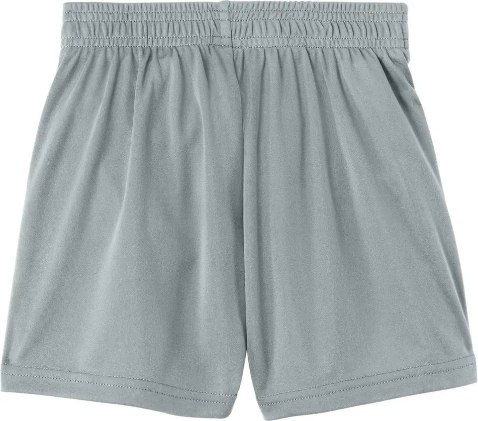 Sport-tek Yst349p Youth Posicharge Competitor 5’’ Pocketed Short - Silver