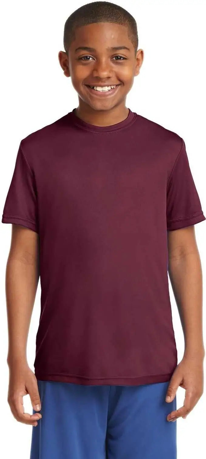 Sport-tek Yst350 Youth Posicharge Competitor Tee - Cardinal