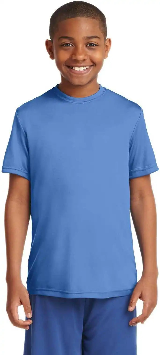 Sport Tek Yst350 Youth Posicharge Competitor Tee Carolina Blue