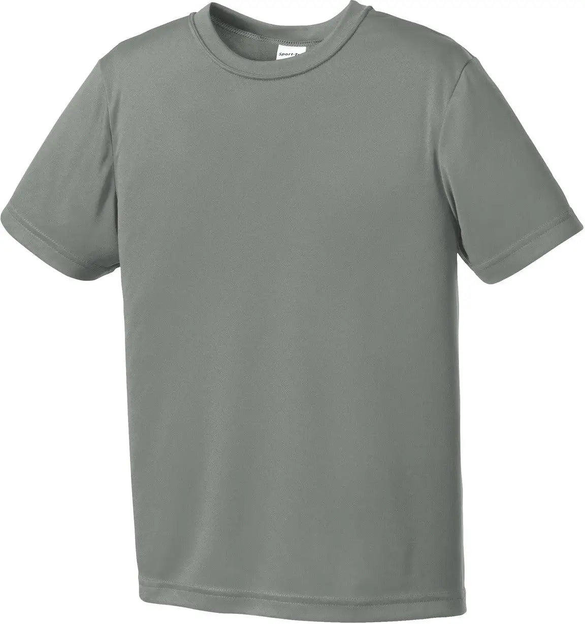 Sport-tek Yst350 Youth Posicharge Competitor Tee - Gray Concrete
