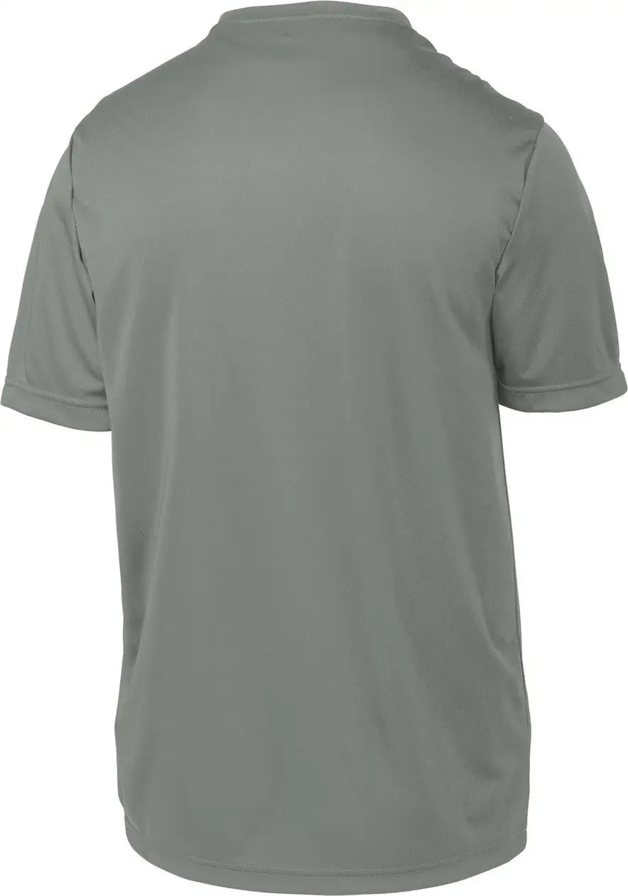 Sport-tek Yst350 Youth Posicharge Competitor Tee - Gray Concrete - Xs