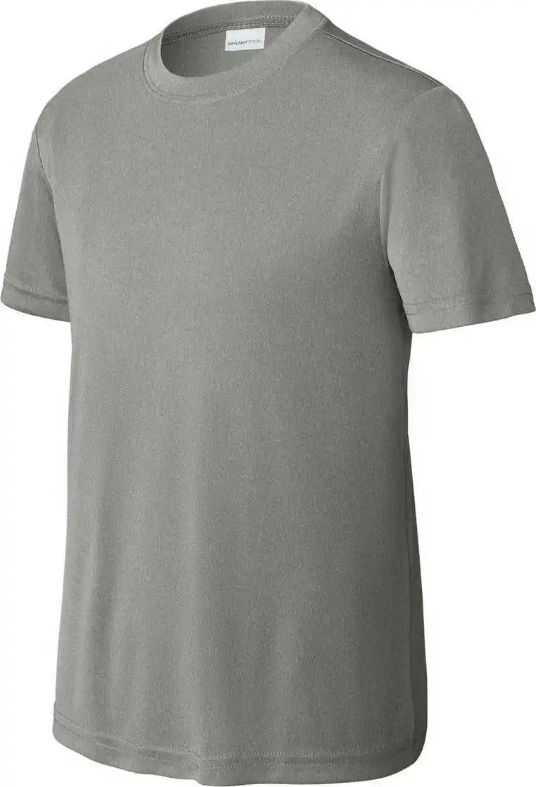 Sport Tek Yst350 Youth Posicharge Competitor Tee Grey Concrete Heather