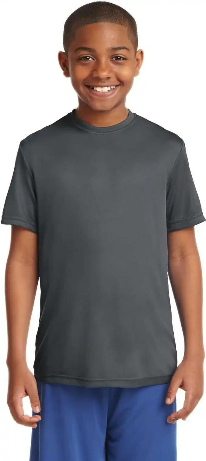 Sport-tek Yst350 Youth Posicharge Competitor Tee - Iron Grey