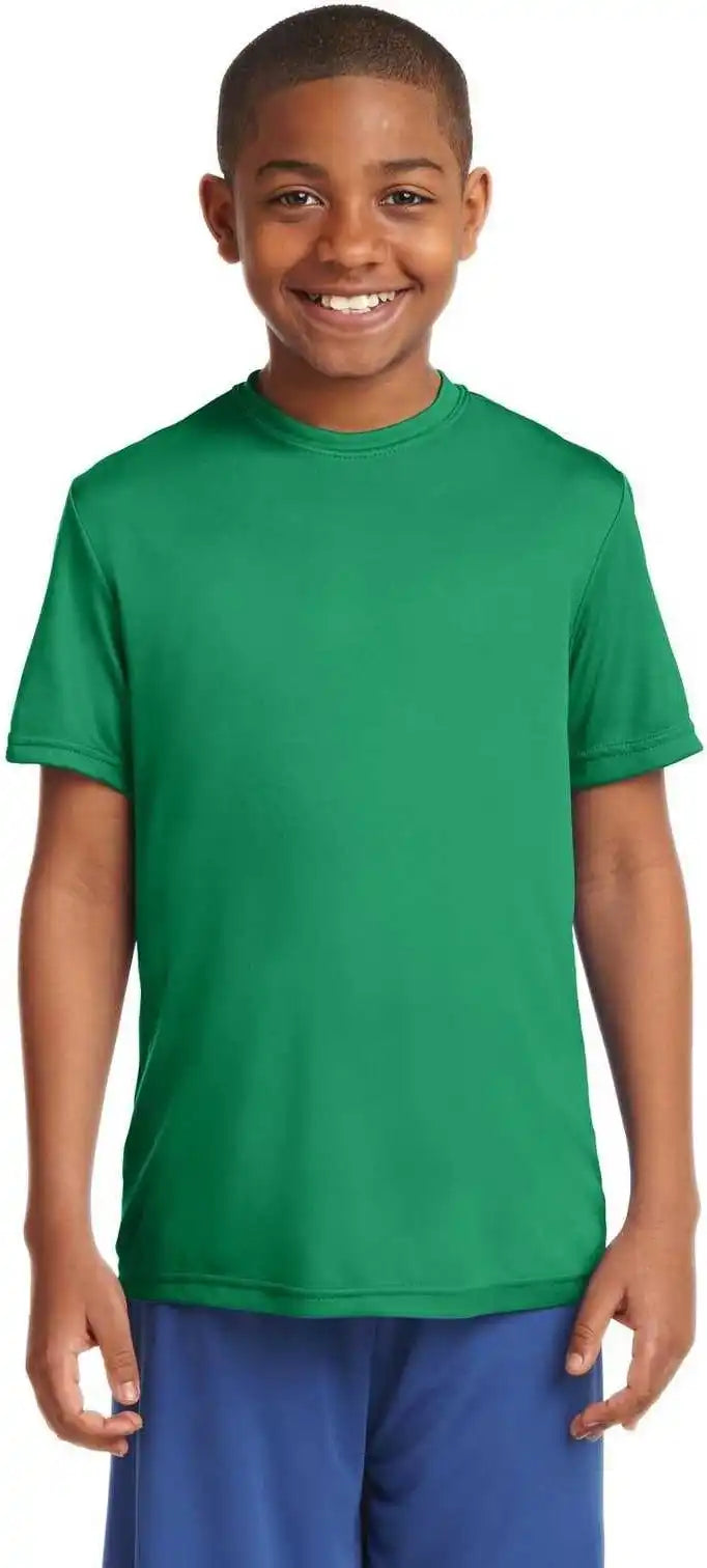 Sport-tek Yst350 Youth Posicharge Competitor Tee - Kelly Green