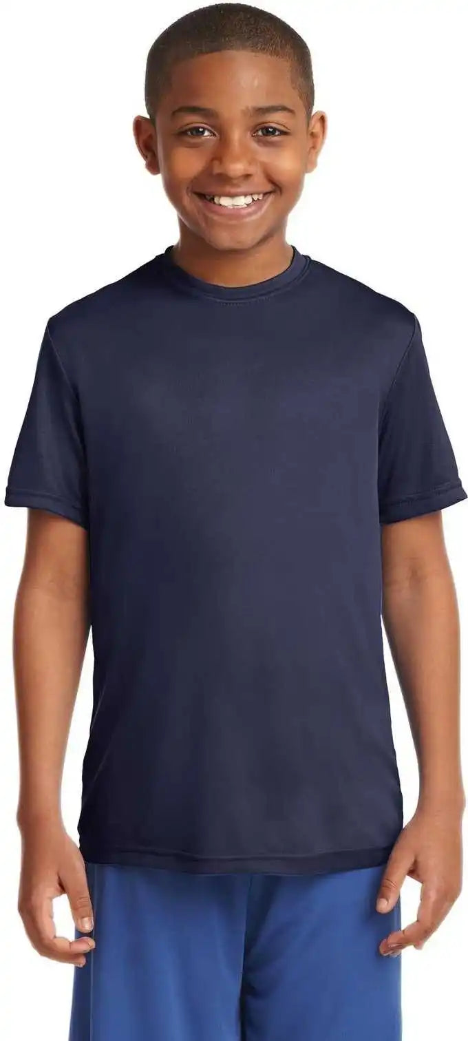 Sport Tek Yst350 Youth Posicharge Competitor Tee True Navy