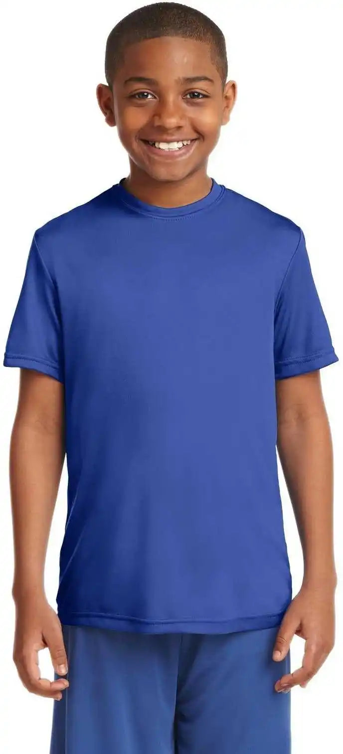 Sport Tek Yst350 Youth Posicharge Competitor Tee True Royal