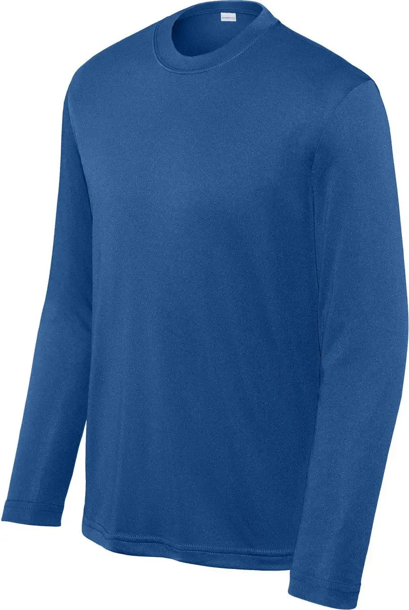Sport-tek Yst350ls Youth Long Sleeve Posicharge Competitor Tee - Royal