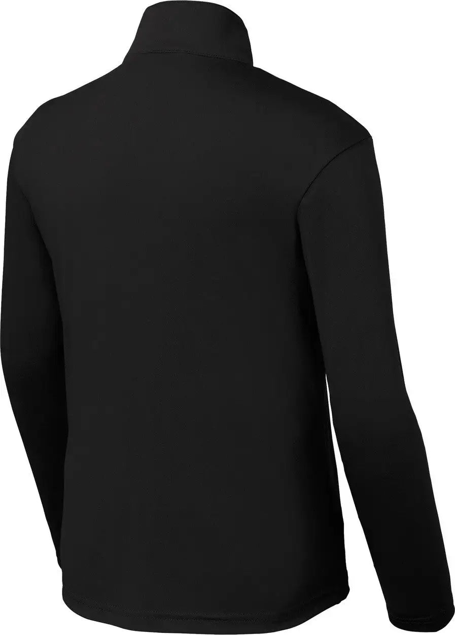 Sport-tek Yst357 Youth Posicharge Competitor 1/4-zip Pullover - Black - Xs