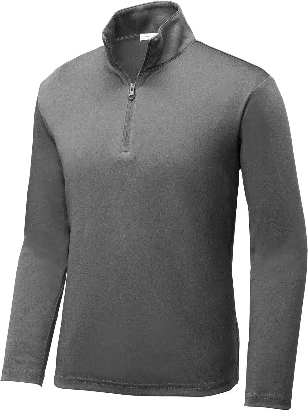Sport-tek Yst357 Youth Posicharge Competitor 1/4-zip Pullover - Gray Concrete
