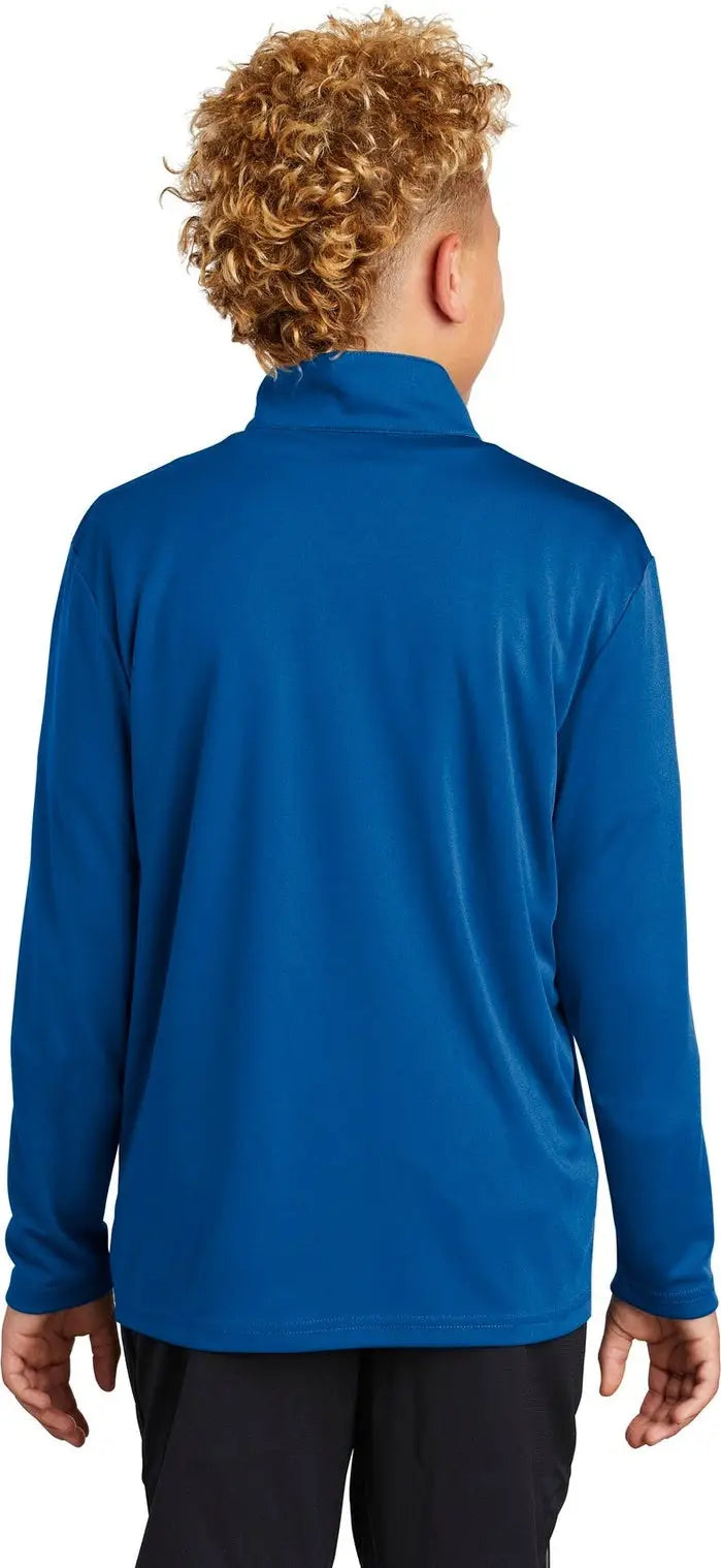 Sport-tek Yst357 Youth Posicharge Competitor 1/4-zip Pullover - True Royal