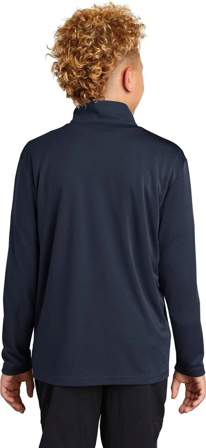 Sport-tek Yst357 Youth Posicharge Competitor 1/4-zip Pullover - True Navy