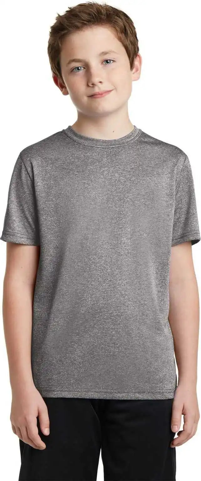 Sport Tek Yst360 Youth Heather Contender Tee Vintage