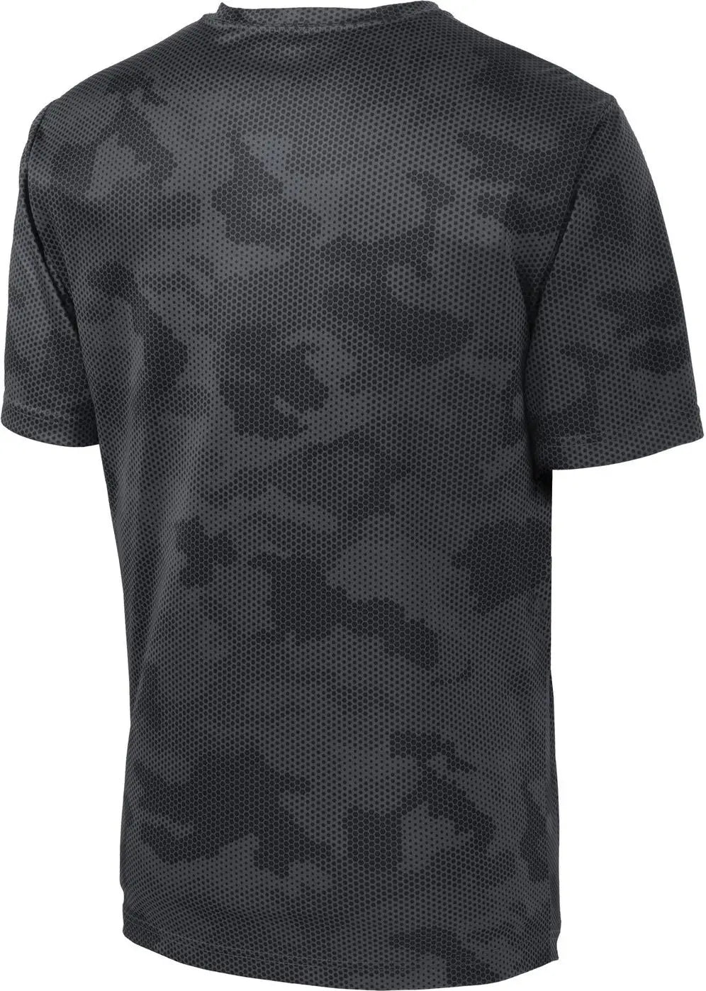 Sport-tek Yst370 Youth Camohex Tee - Iron Gray