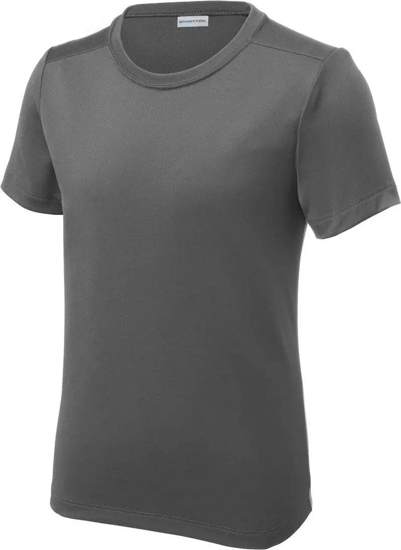 Sport-tek Yst420 Youth Posi-uv Pro Tee - Dark Smoke Gray