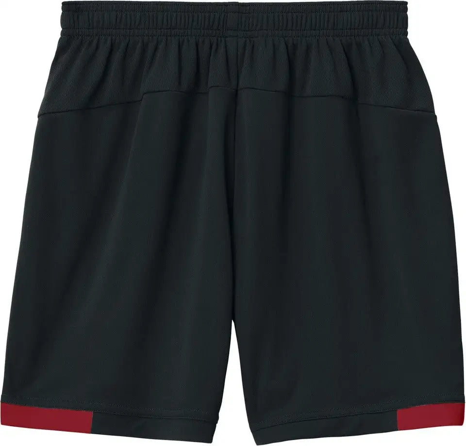 Sport-tek Yst442 Youth Club 5’’ Short - Black Deep Red