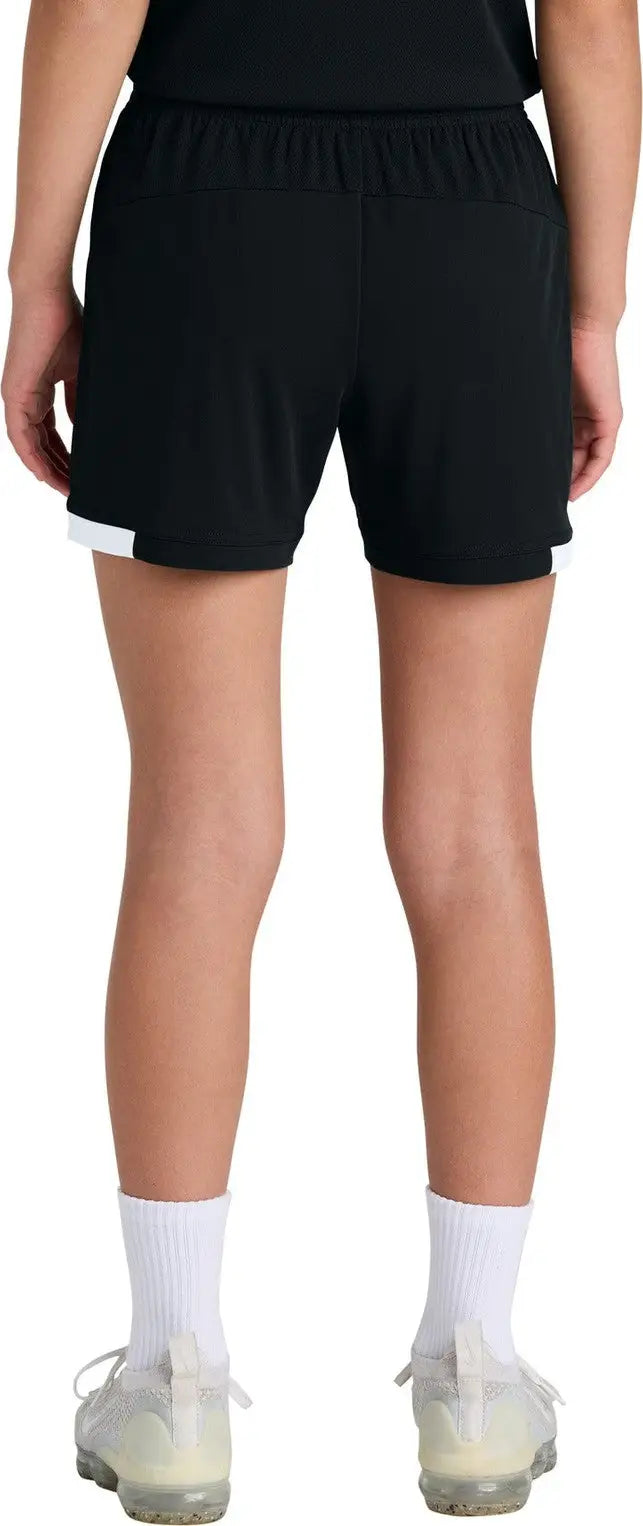 Sport-tek Yst442 Youth Club 5’’ Short - Black White