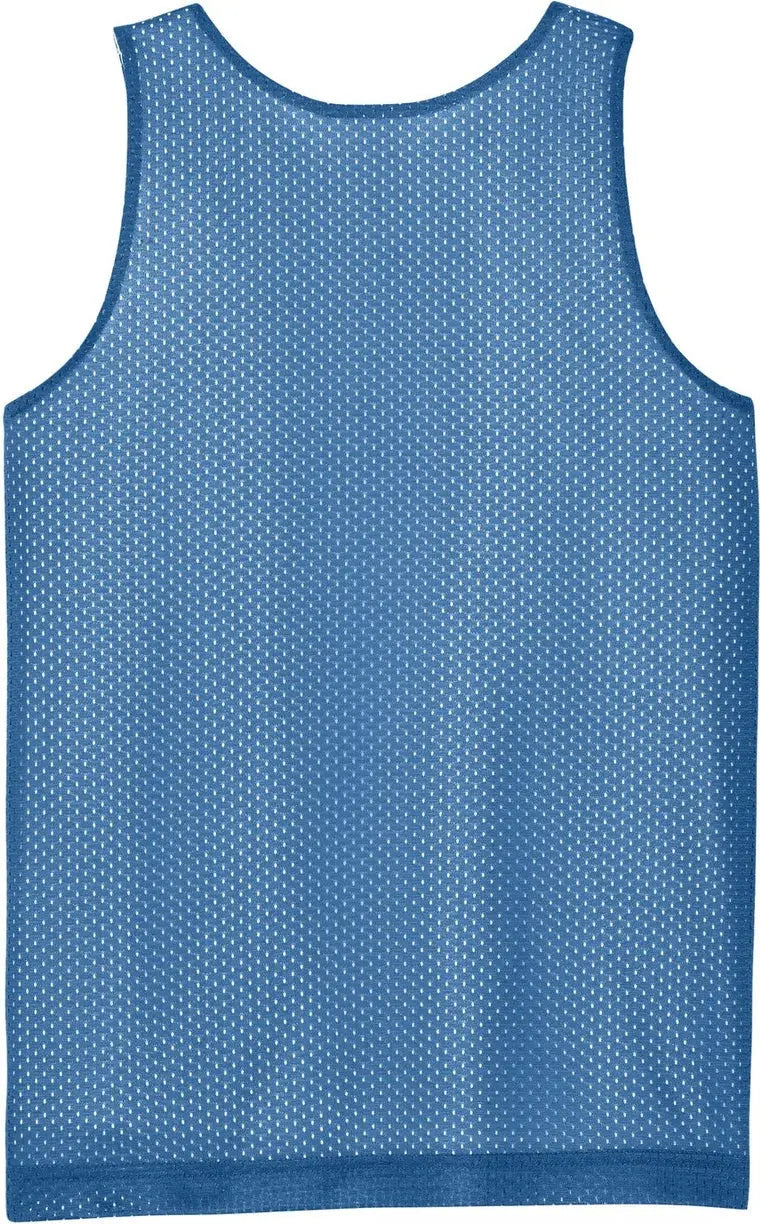 Sport-tek Yst5000 Youth Posicharge Reversible Mesh Tank - Carolina Blue White
