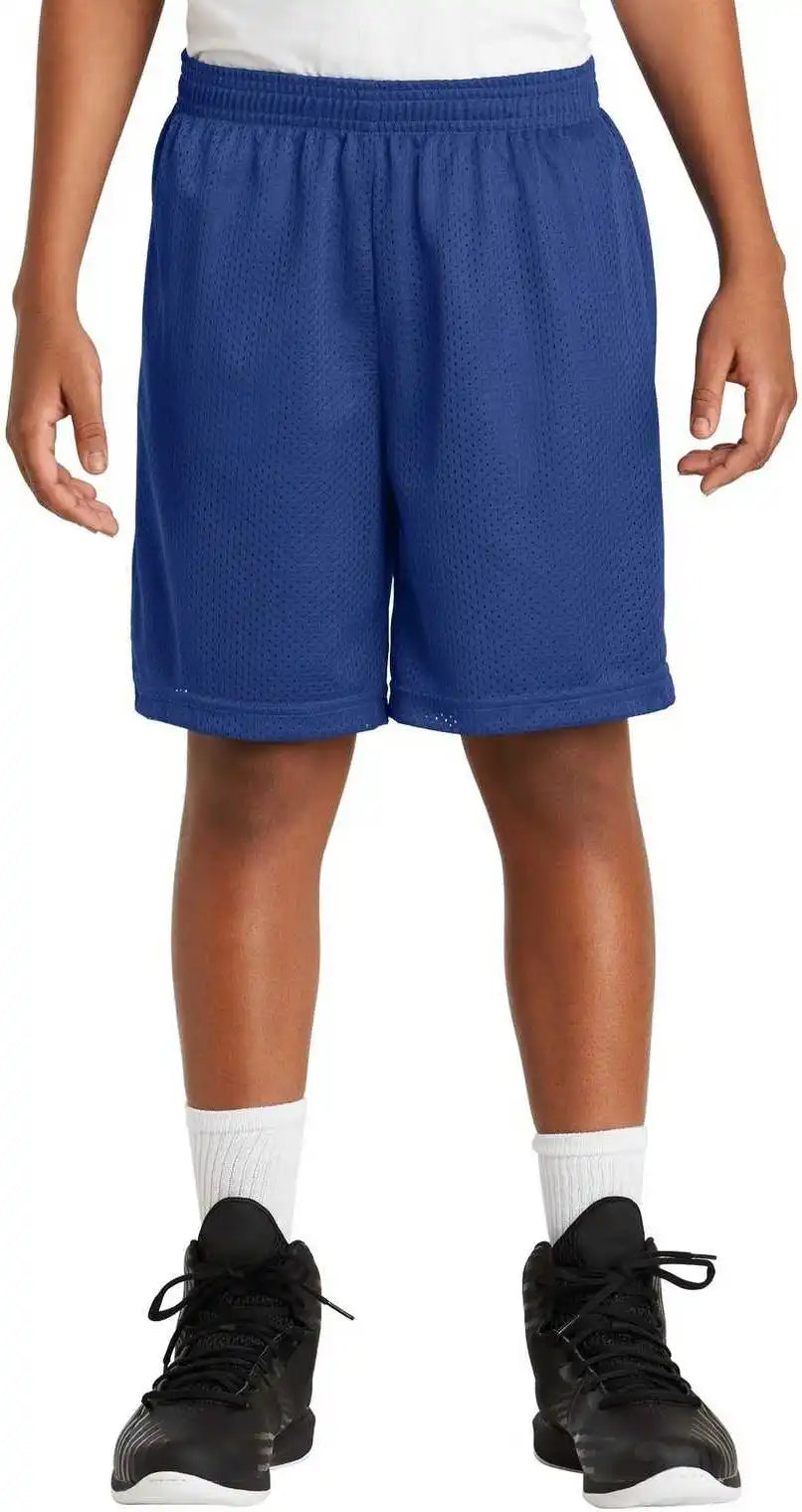 Sport-tek Yst510 Youth Posicharge Classic Mesh Short - True Royal