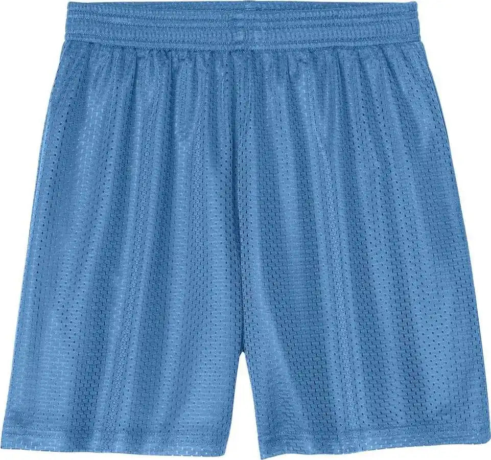 Sport Tek Yst5100 Youth Posicharge Mesh 5’’ Short Carolina Blue