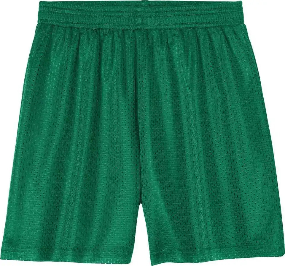 Sport-tek Yst5100 Youth Posicharge Mesh 5’’ Short - Kelly Green
