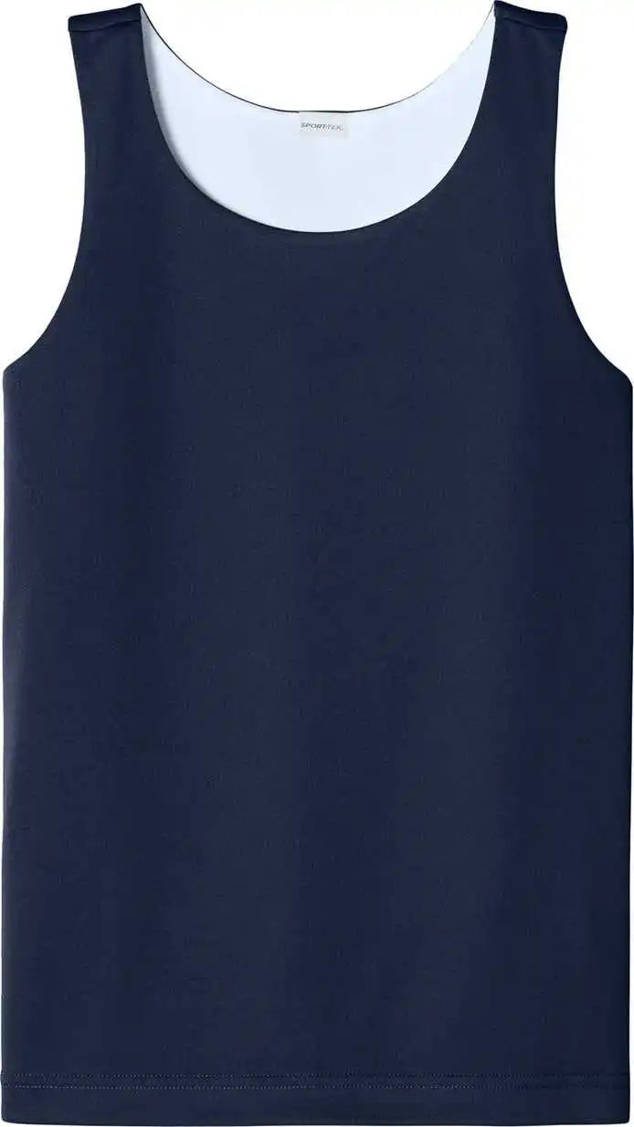 Sport-tek Yst551 Youth Posicharge Competitor Rev Tank - True Navy/ White