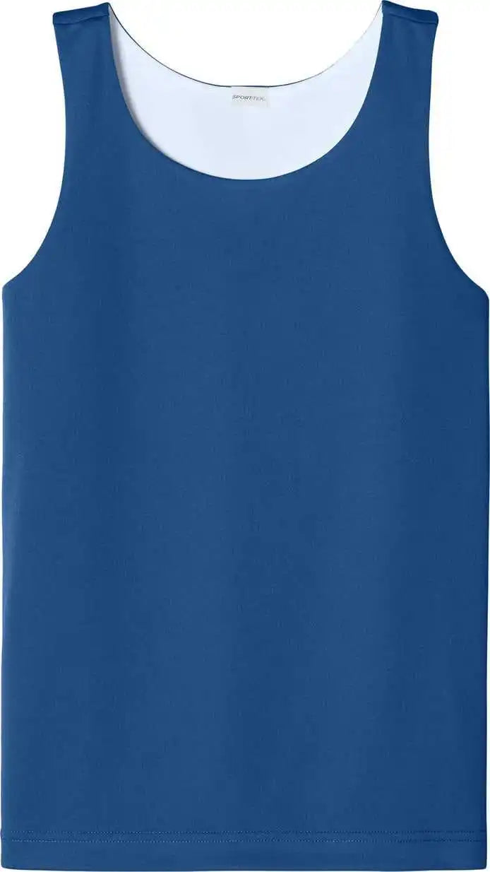 Sport Tek Yst551 Youth Posicharge Competitor Rev Tank True Royal/ White