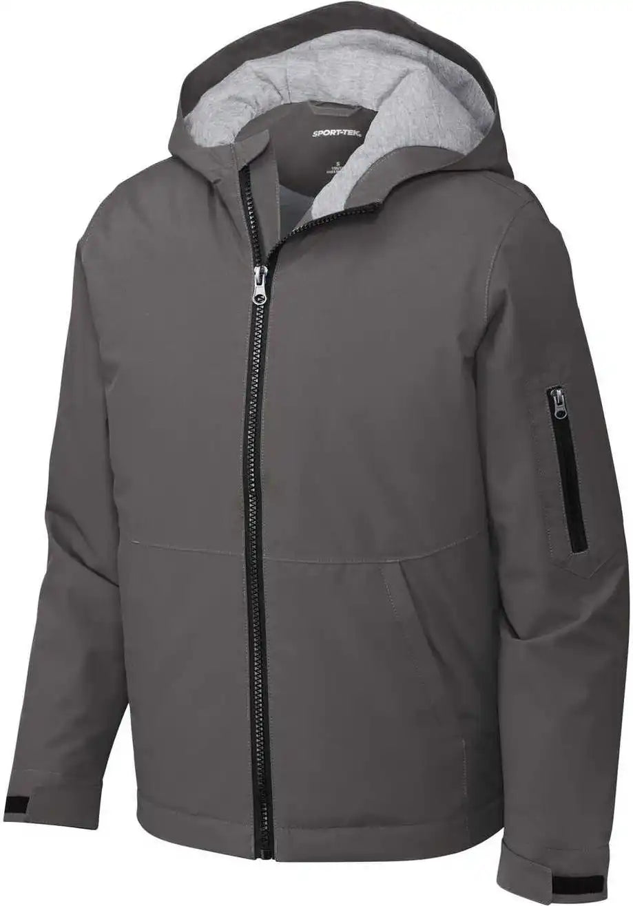 Sport-tek Yst56 Youth Waterproof Insulated Jacket - Graphite