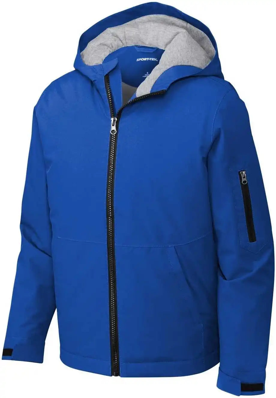 Sport Tek Yst56 Youth Waterproof Insulated Jacket True Royal