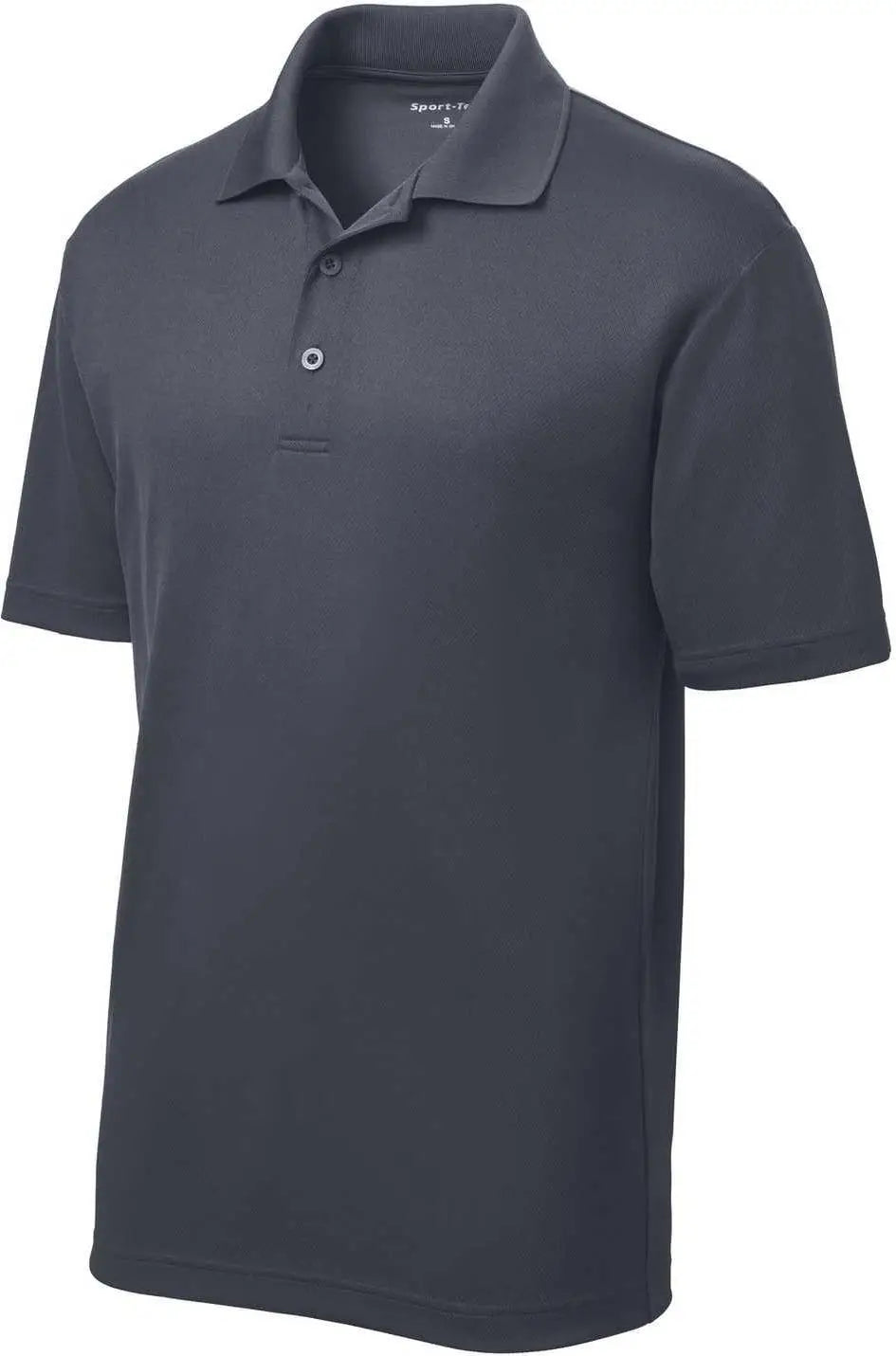 Sport-tek Yst640 Youth Posicharge Racermesh Polo - Graphite