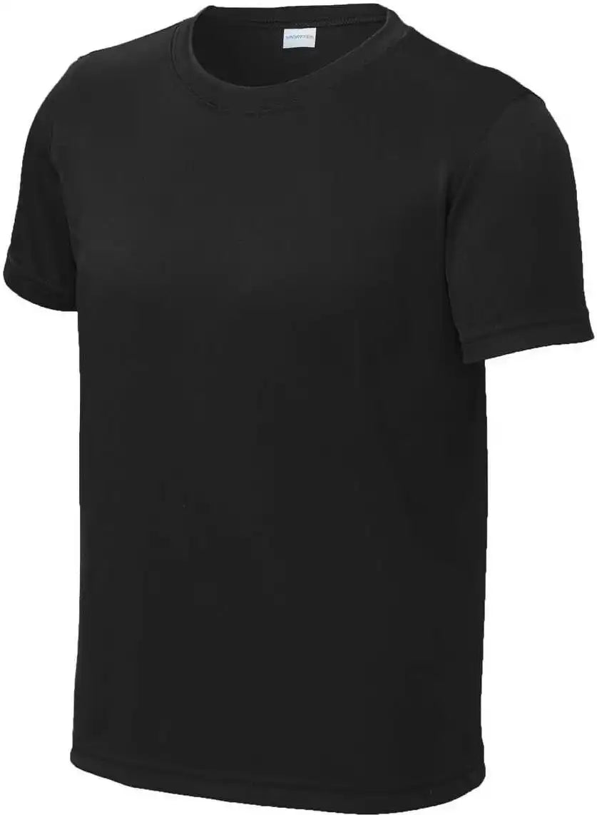 Sport Tek Yst720 Youth Posicharge Re Compete Tee Black