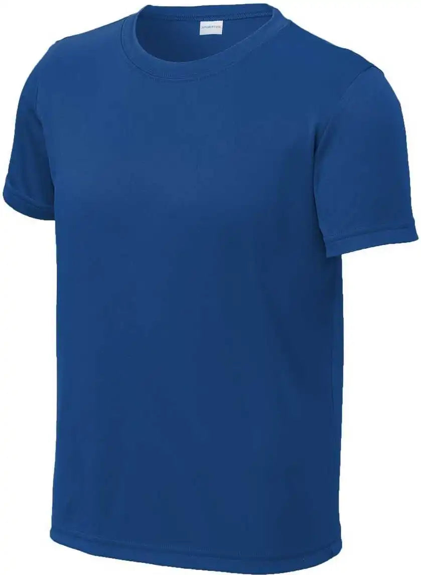 Sport Tek Yst720 Youth Posicharge Re Compete Tee True Royal
