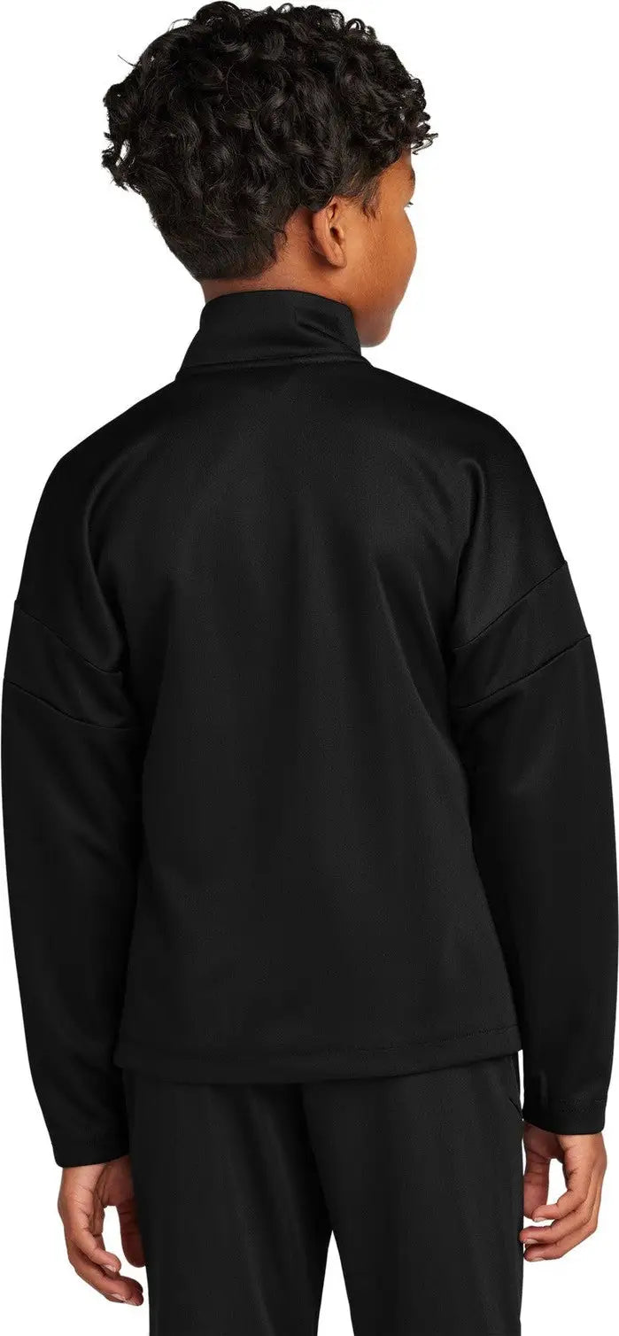 Sport-tek Yst800 Youth Travel Full-zip Jacket - Black