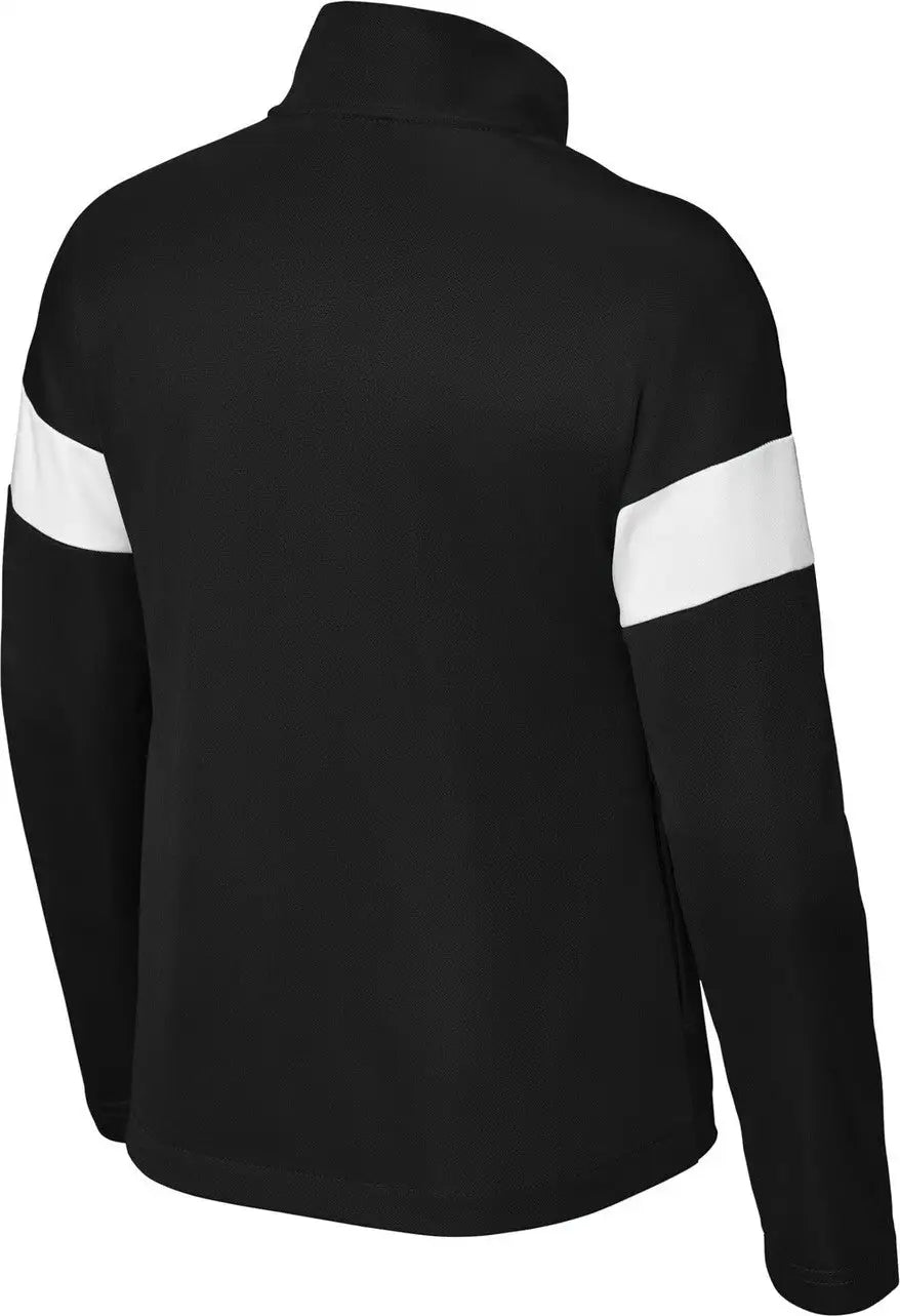 Sport-tek Yst800 Youth Travel Full-zip Jacket - Black White