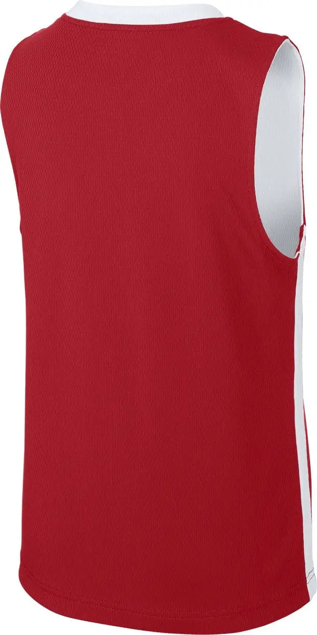 Sport-tek Yst900 Youth Rival Basketball Rev Jersey - Deep Red White - Red/ / Xs