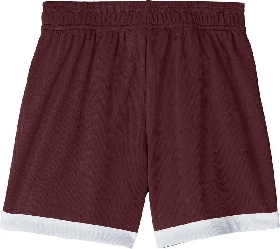 Sport-tek Yst901 Youth Rival Basketball 5’’ Short - Maroon White