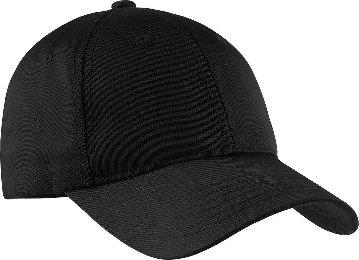Sport-tek Ystc10 Youth Dry Zone Nylon Cap - Black - one Size Fits Most