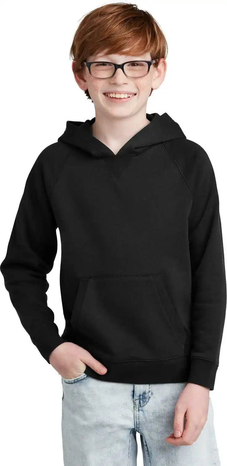 Sport-tek Ystf200 Youth Drive Fleece Pullover Hoodie - Black