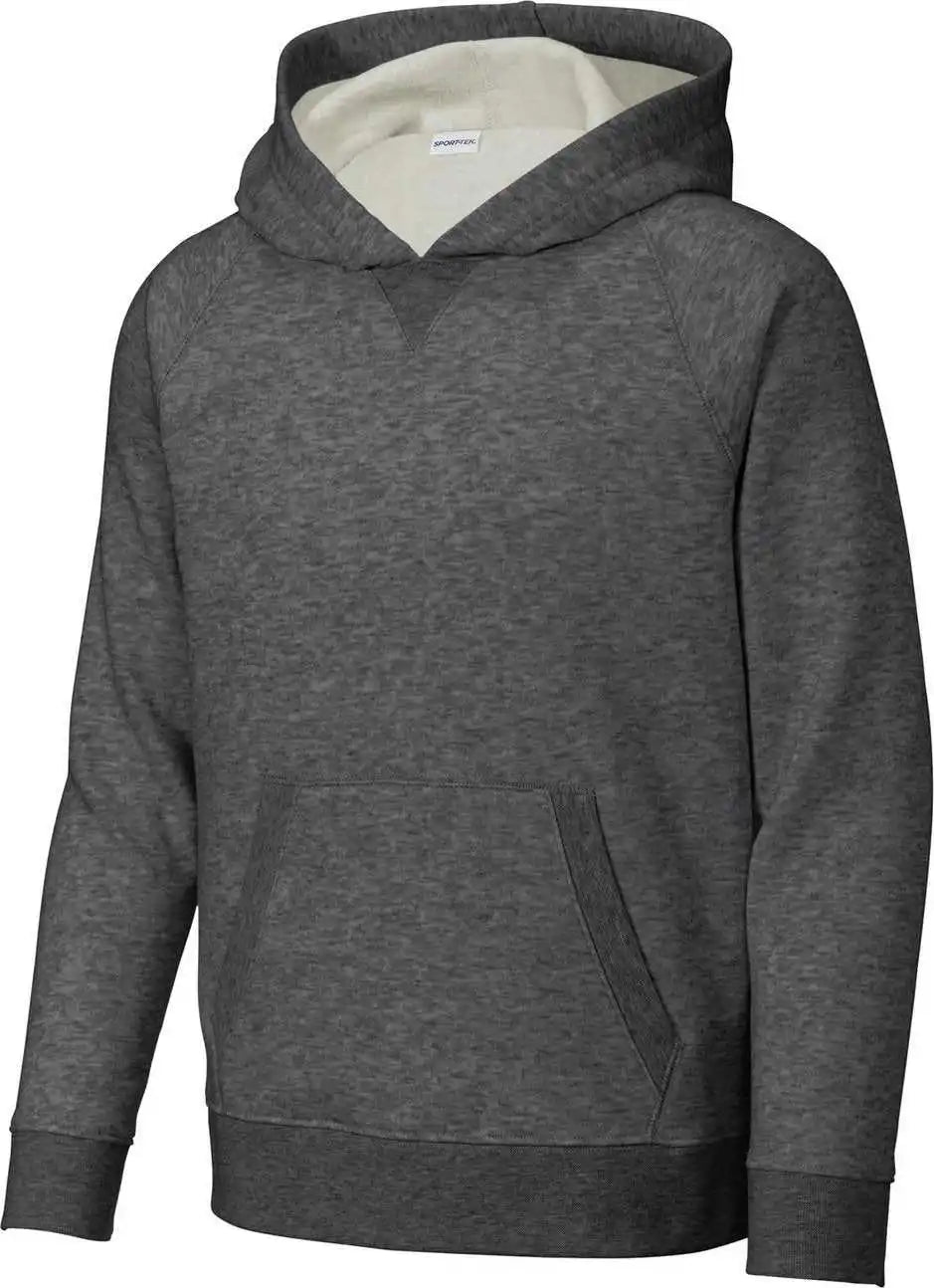 Sport Tek Ystf200 Youth Drive Fleece Pullover Hoodie Graphite Heather