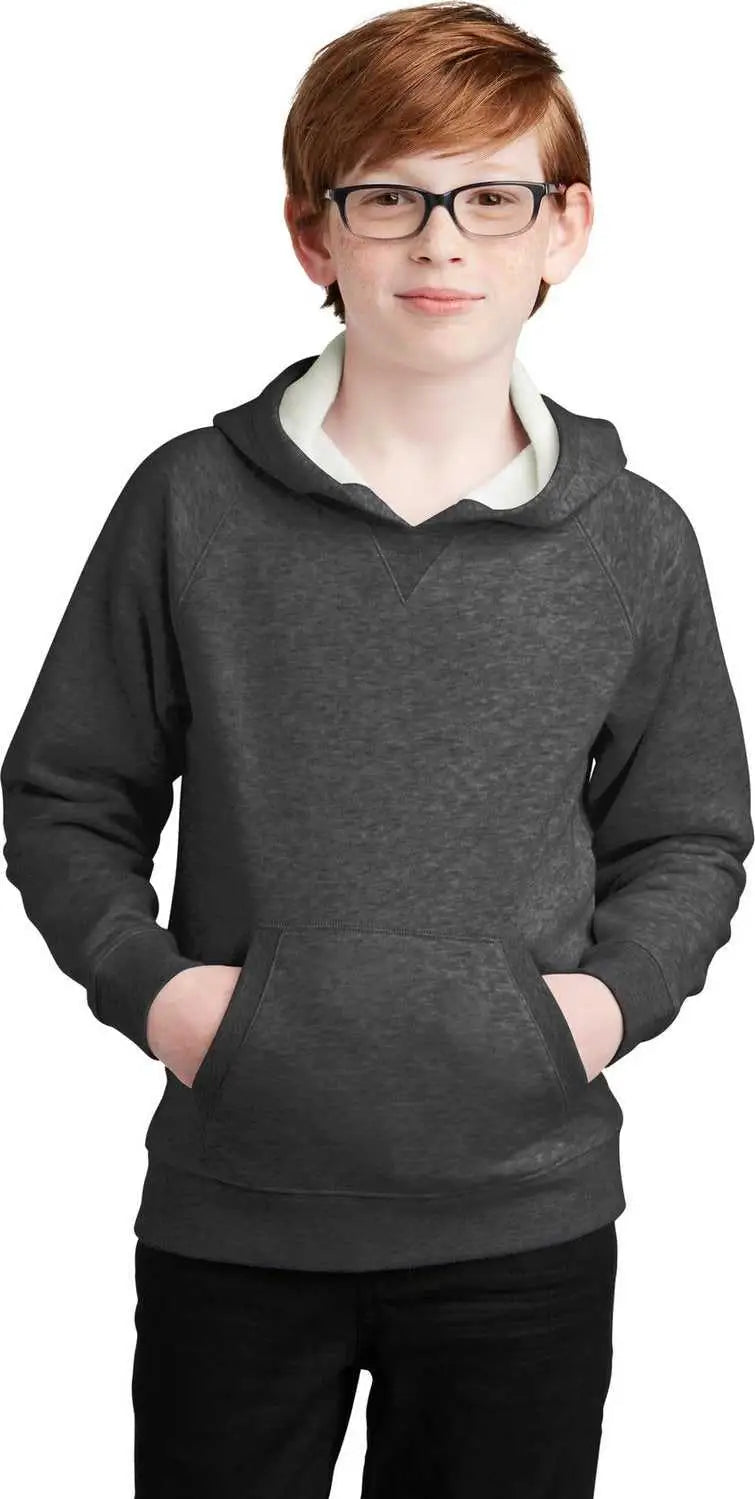 Sport-tek Ystf200 Youth Drive Fleece Pullover Hoodie - Graphite Heather