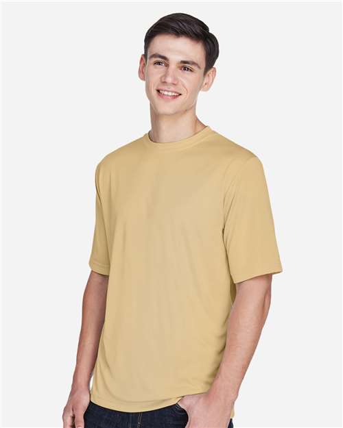Front View of Sport Vegas Gold Men's Zone Performance T-Shirt - TT11