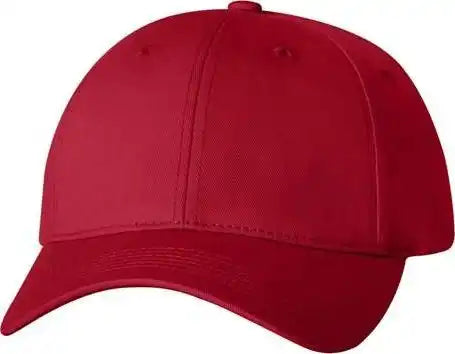 Sportsman 2260 Adult Cotton Twill Cap Red / 6 5/8’’ 7 3/8’’
